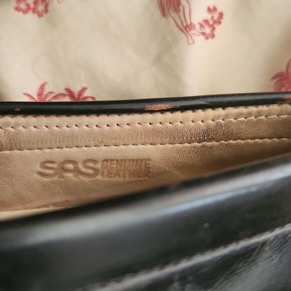 SAS Men's Black Leather Loafers 9W - Picture 7 of 10